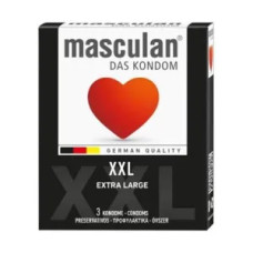 Презервативи, XXL Masculan, збільшений розмір, 3 штуки