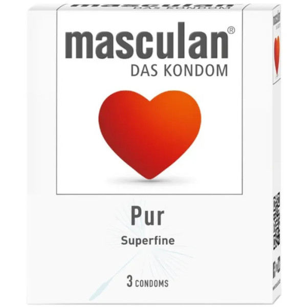 Презервативи, Pur, Masculan, ультратонкі, 3 штуки