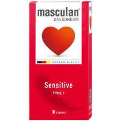 Презервативи підвищеної чутливості, Masculan Sensitive, 10 шт.