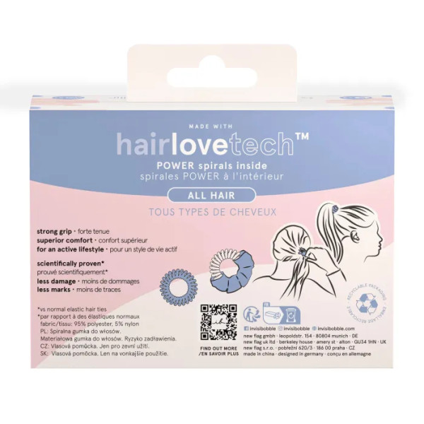 Подарунковий набір, GIFT SET Nothing Can Stop, Invisibobble, 1 резинка SPRUNCHIE та 3 резинки POWER