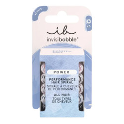 Гумка-браслет для волосся, POWER Be visible Invisibobble, кольори чорний/бронзовий/рожевий
