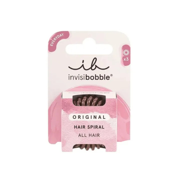 Резинка-браслет для волосся, ORIGINAL Pretzel Brown, Invisibobble, колір коричневий
