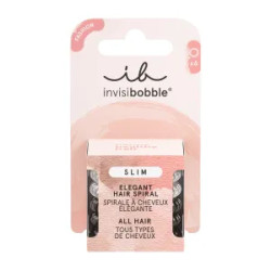 Резинки для волос, SLIM Day and Night Invisibobble, черная прозрачная