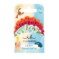 Гумка браслет для волосся, LOOP PLUS Be Strong Invisibobble, жовта чорна різнокольорова