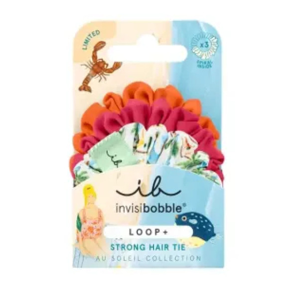Резинка-браслет для волосся, LOOP PLUS Be Strong, Invisibobble, колір жовтий\/чорний\/різнокольоровий