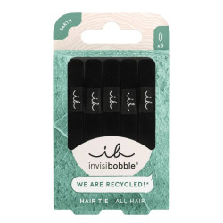 Гумка-браслет для волосся, HAIR TIE Black Invisibobble, колір чорний
