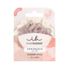 Резинка браслет для волос, SPRUNCHIE SLIM Hairiffic Invisibobble, молочный лиловый