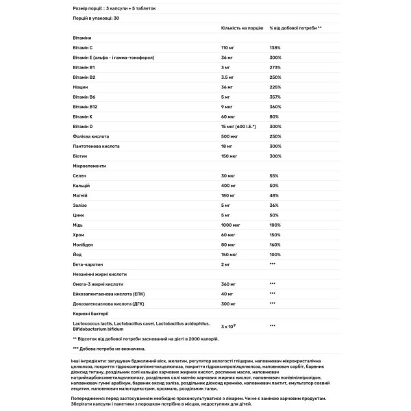 Вітаміни для вагітних, Natal, Orthomol, 150 таблеток + 90 капсул