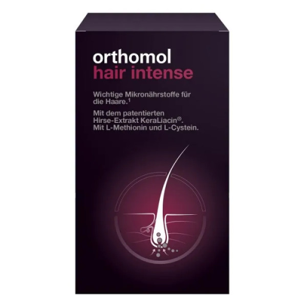 Вітаміни Ортомол для волосся, Hair Intense, Orthomol, 60 капсул
