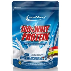 Сывороточный протеин, IronMaxx 100% Whey Protein, вкус лимонный йогурт 500 г
