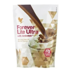 Протеїновий коктейль з амінотеїном, смак шоколаду Lite Ultra with Aminotein Forever Living, 375 г