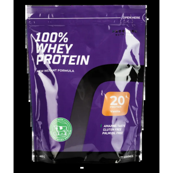 Сироватковий протеїн, Whey Protein, Progress Nutrition, ваніль, 460 г