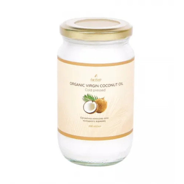 Кокосова олія, органік, Їжеко, 400 мл
