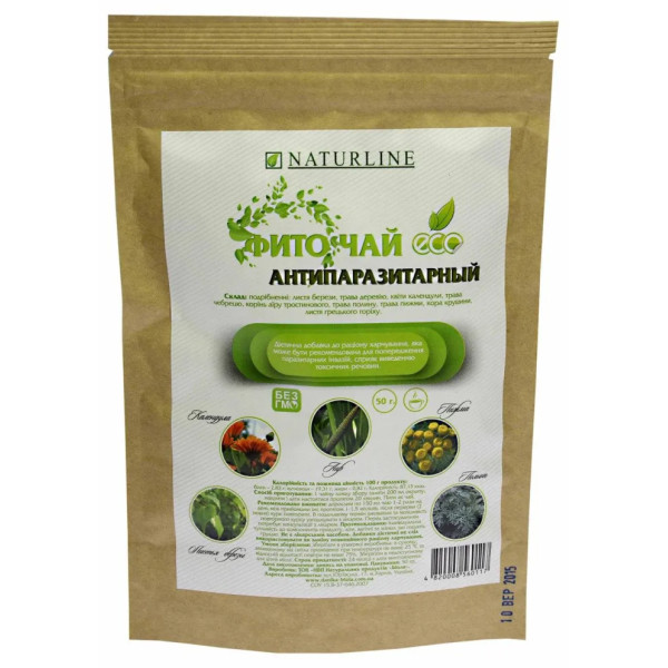 Фіточай антипаразитарний, Biola, 50 г