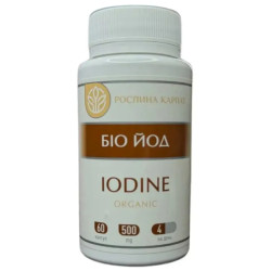 Біо йод ORGANIC 500 мг, Roslyna Karpat, 60 капсул