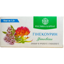 Фітосвічки Гінекоурін 1500 мг, Roslyna Karpat, 10 фітосвічок