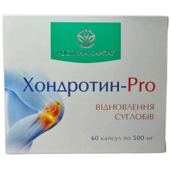 Хондротин PRO 500 мг, Roslyna Karpat, 60 капсул