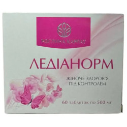 Ледианорм 500 мг, Roslyna Karpat, 60 таблеток