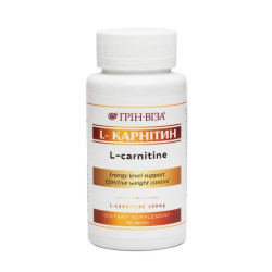 L-карнітин, Грін-Віза Фітофорте, 100 капсул