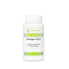 Омега 3-6-9 комплекс, Green-Visa Omega 3, 6, 9, Грінвіт, 120 гелевих капсул