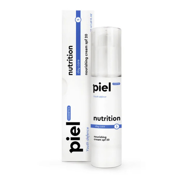 Денний крем живильний, Nutrition Cream SPF 20, Piel Cosmetics, 50 мл