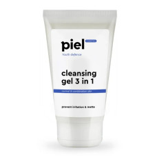 Гель для вмивання 3 в 1 для нормальної та комбінованої шкіри, Piel Cosmetics Cleansing Gel 3 in 1, 150 мл