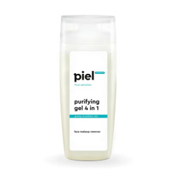 Гель демакияж 4 в 1 для проблемной кожи, Piel Cosmetics Purifying Gel 4 in 1, 200 мл