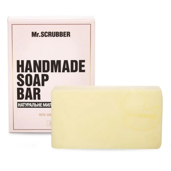 Брусковий мило ручної роботи Манго, Handmade Soap Bar, Mr.Scrubber, в подарунковій коробці, 100 г