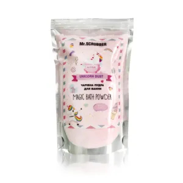 Пудра для ванн, Bath powder, Mr. Scrubber, пил єдинорога, 200 г