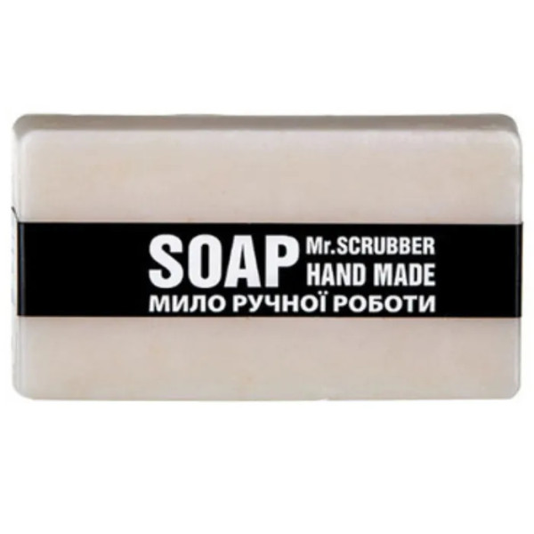 Брусковий мило ручної роботи, Hand made soap, Mr. Scrubber, молоко, 100 г