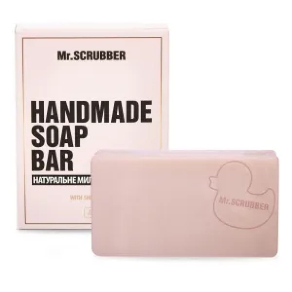 Брусковий мило ручної роботи Шоколад, Handmade Soap Bar, Mr.Scrubber, в подарунковій коробці, 100 г