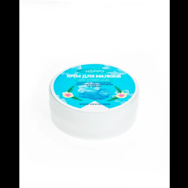 Крем для малюків, Hippo, VESNA, проти почервоніння, подразнень та запалень, 100 г