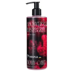Гель для душа, VESNA, с ниацинамидом и малиной, 350 г