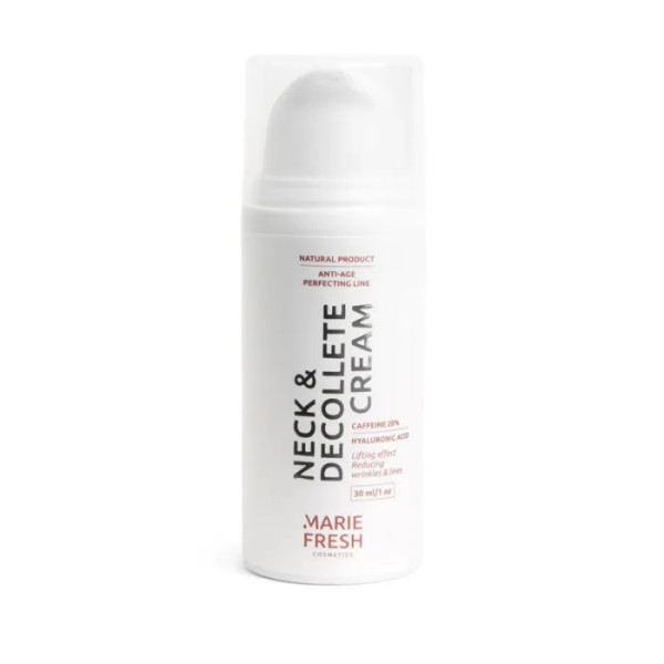 Крем для шиї та зони декольте Neck & Decollete, Marie Fresh Cosmetics, з ефектом ліфтингу, 30 мл