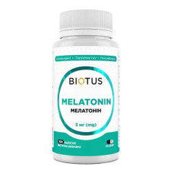 Мелатонин 5 мг, Biotus Melatonin, 100 капсул