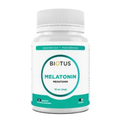 Мелатонін 10 мг, Melatonin Biotus, 60 капсул