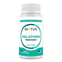 Мелатонин 10 мг, Biotus Melatonin, 100 капсул