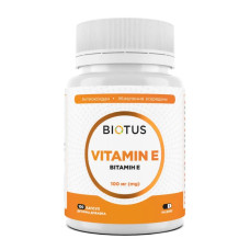 Вітамін E 100 мг, Biotus Vitamin E, 100 капсул