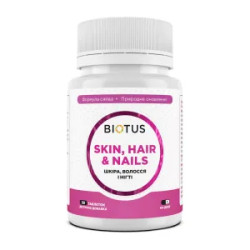 Волосся шкіра та нігті, Hair Skin & Nails Biotus, 30 таблеток