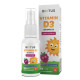 Вітамін D3, Vitamin D3, Biotus, спрей для дітей, смак малини, 30 мл
