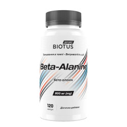 Бета-аланін, Beta Alanine Biotus, 120 капсул
