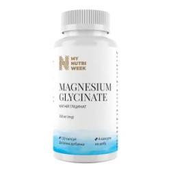 Магній гліцинат, Magnesium Glycinate My Nutri Week, 120 капсул