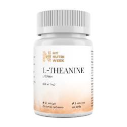 L-теанин 600 мг, My Nutri Week L-Theanine, 60 капсул