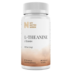 L-теанін 600 мг, My Nutri Week L-Theanine, 100 капсул