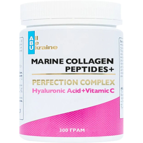 Пептиди морського колагену+, Marine Collagen Peptides+, All Be Ukraine, 300 г