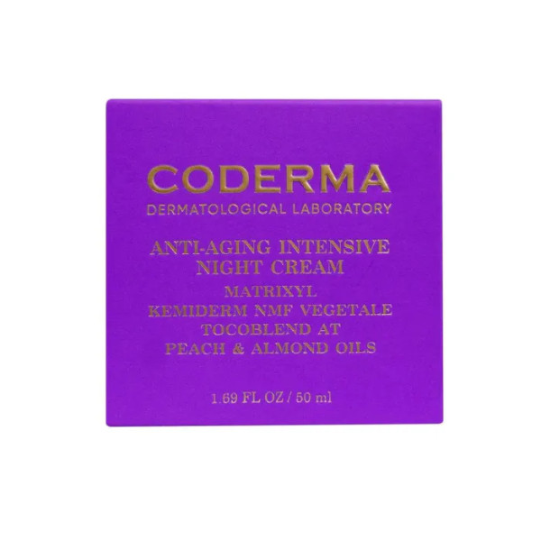 Крем для обличчя нічний, Dermatological Laboratory, CODERMA, інтенсивний антивіковий, 50 мл