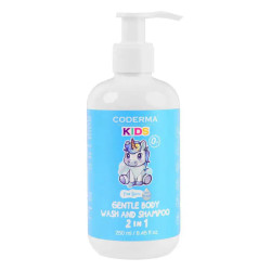 Гель для душа и шампунь 2 в 1 для мальчиков, UA-PHARM CODERMA KIDS Gentle shower gel and shampoo, 250 мл