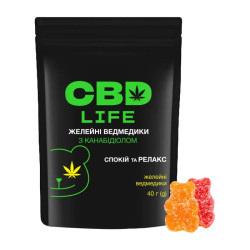 Желейні ведмедики з CBD, CBD life, спокій та розслаблення, 40 г