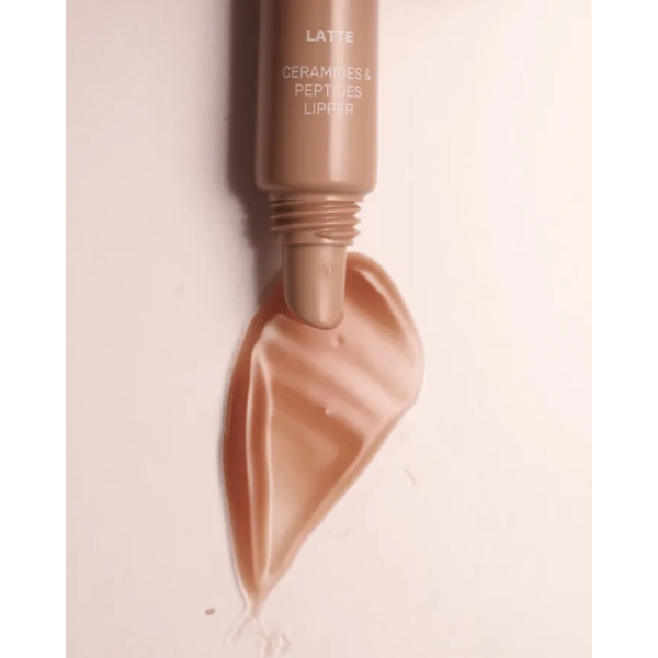 Блиск для губ, бежевий, Lipper Latte, Lipss, з ароматом латте, 8 мл