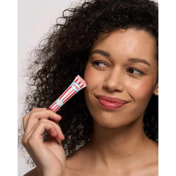 Блиск для губ, рожевий з блискітками, Lipper Sweet Popcorn, Lipss, з ароматом солодкого попкорну, 8 мл